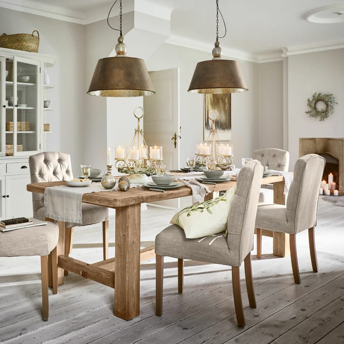 LOBERON Tafel Oteley antiekbruin