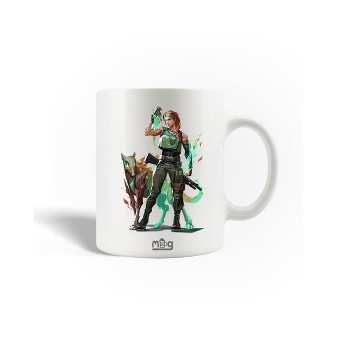 Mug en Céramique - Skye - Valorant - 30cl - Blanc - Compatible lave-vaisselle