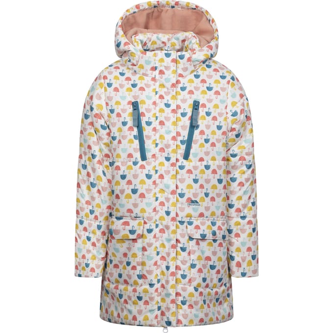 Trespass Suzzee casual jas voor meisjes (Wit/multikleurig)