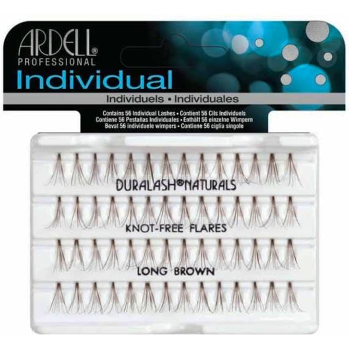Ardell Duralash Individual Naturals Knot-free Long Brown 1 st