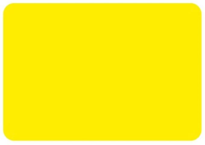 Sticker - "FLUOR GEEL" - Etiketten - 36x25mm - 1000 Stuks - Sluitzegel - Sluitsticker - Premium Kwaliteit