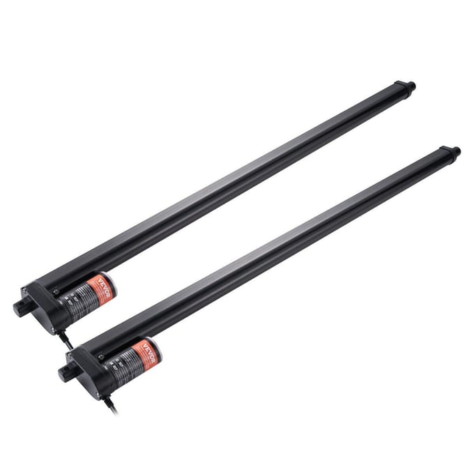 2 STUKS 12V Lineaire Actuator Kit 30 Inch 0,35 /s 220lbs/1000N IP54 Bescherming