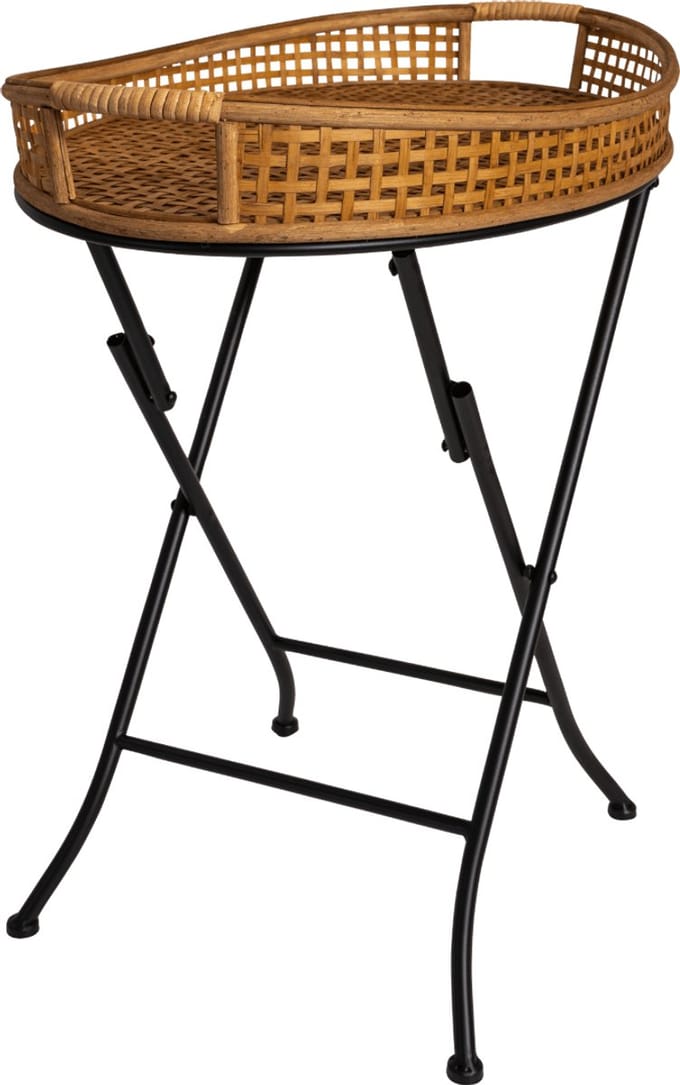 Levi bijzettafel 55x38x62 cm - naturel