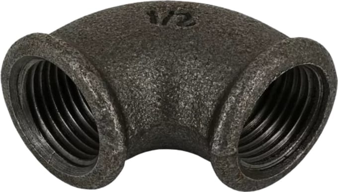 BONFIX malleable kniekoppeling 1/2″ binnen 1st