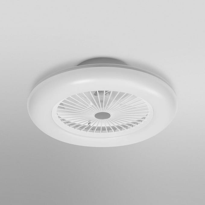 OSRAM SMART+ WiFi LED plafondventilator ROUND wit stil 55 cm