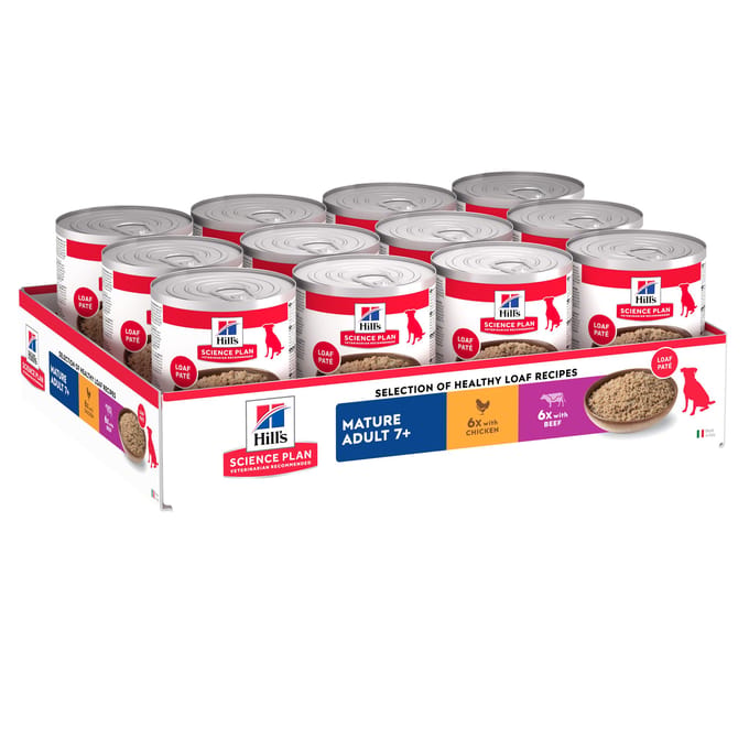 Hill's Science Plan Mature Adult - met Kip & Rund (12 x 370 g