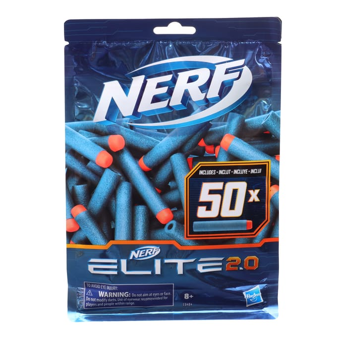 NERF Elite 2.0 Refill pack - met 50 Officiële Nerf Elite 2.0 darts - Nerf Elite Pijltjes