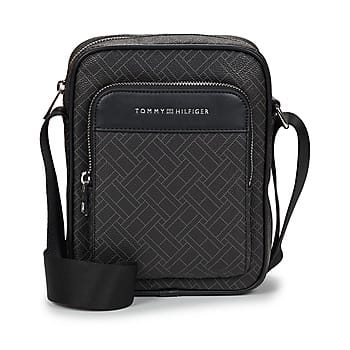 Tommy Hilfiger Flag Monogram Mini Crossover Black Größe: OS | Umhängetaschen Outlet | Herren | Schwarz