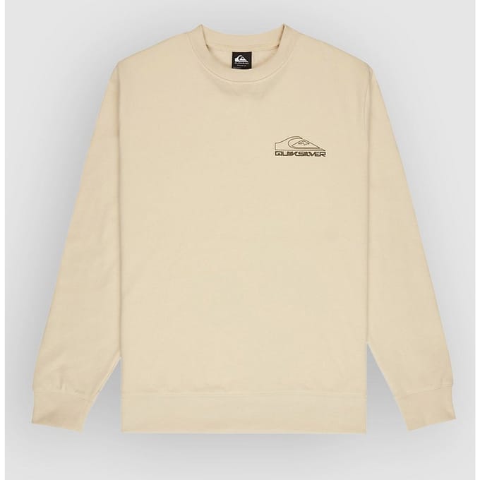 Quiksilver Basic Graphic Sweatshirt Beige M Man