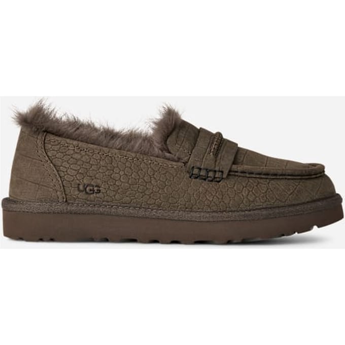 UGG® Ellis Embossed Loafer, Nubuck/Polyester/Leather
