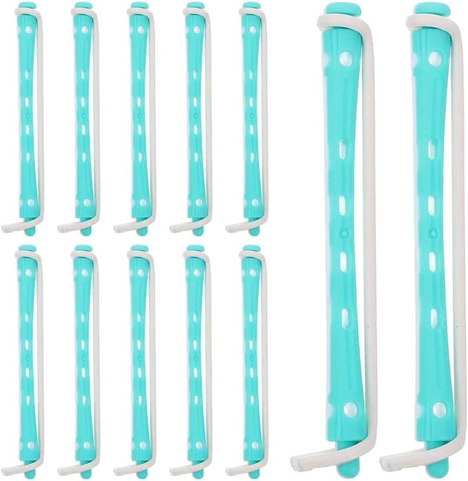 Set van 24 Plastic Permanente Krulrollers voor Kort Haar - Handige Tools voor Thuisgebruik en Perfecte Krullen