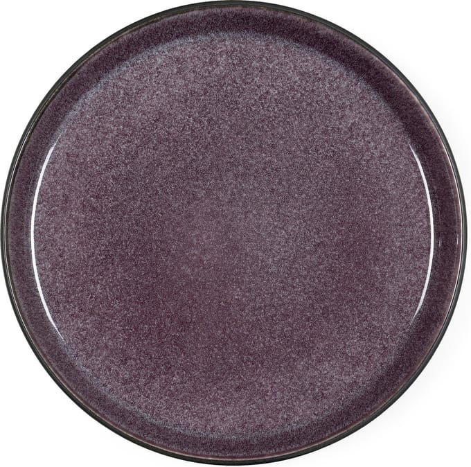 BITZ Gastro Bord Dia. 21 x 2,0 cm Zwart/Paars