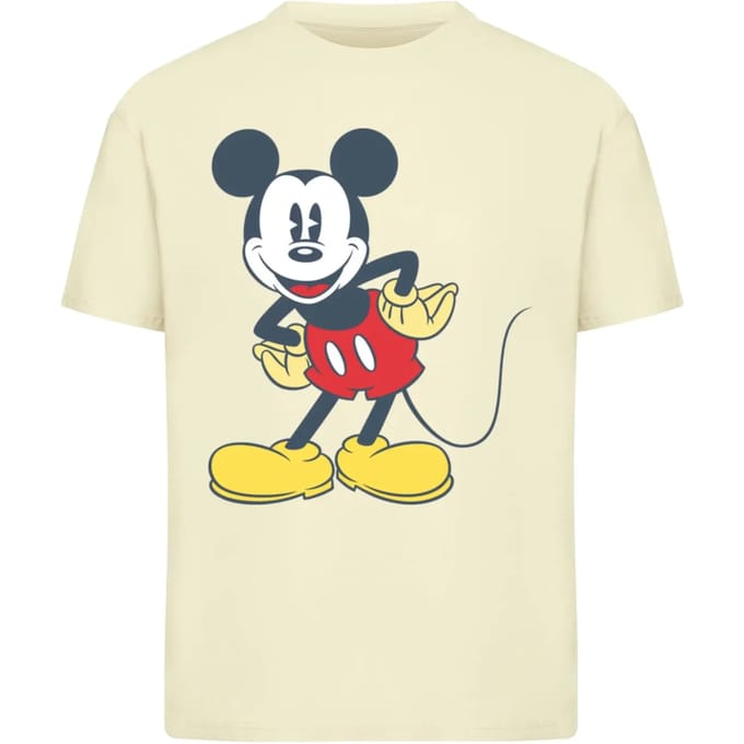Dames-T-shirt Merchcode Mickey Vintage Pose