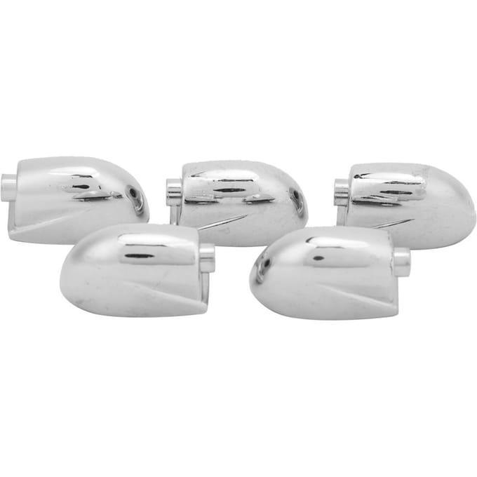 5 stuks Snaredrum Lug Oor Metalen Klauwhaak Drumstel Vervangingsaccessoires white