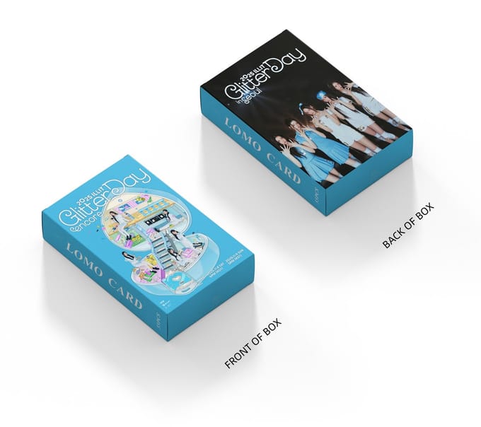 KPOP 55pcs/box ILLIT 2025 Glitter Day Laser Photocard