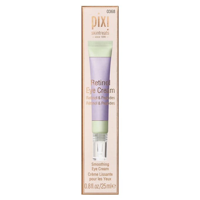 Pixi Beauty, Crème Yeux Rétinol, Crème Lissante pour les Yeux, 0,84 fl oz (25 ml) white