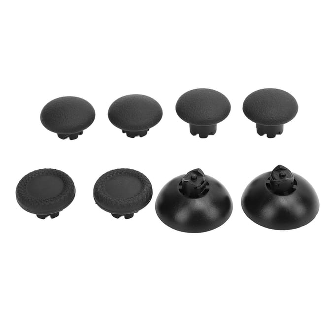 Vervangingskit voor Duimstick Kappen 3 Hoogtes Hoge Nauwkeurigheid Verbeterd Comfort Duimstick Grip Kappen voor Edge Controller zwart