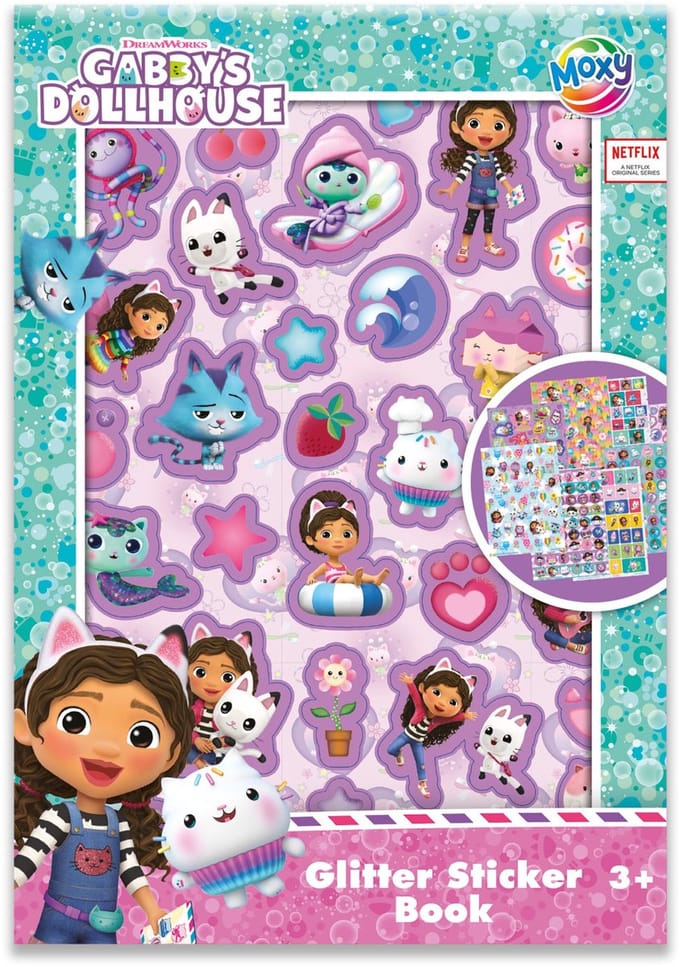 Creative Craft Group GABBY´S DOLLHOUSE Glitter StickerBookA5