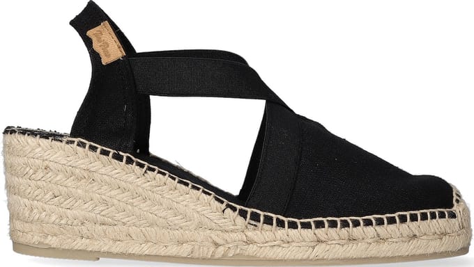 Toni Pons Ter Dames Espadrilles Negre |  Zwart | Linnen | Maat 40