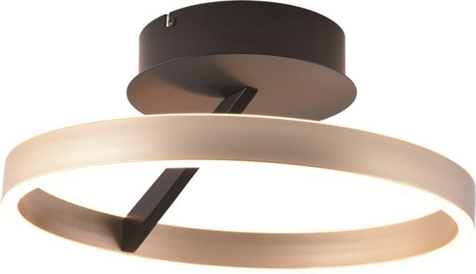 Pilota Plafondlamp cirkel d:40 cm zwart-goud 2700k 3-step - Modern - Freelight