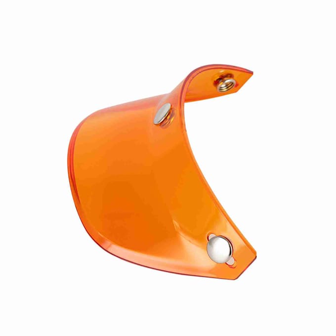 Motorhelm Vizier Motorhelm 3/4 Open Anti Zon oranje