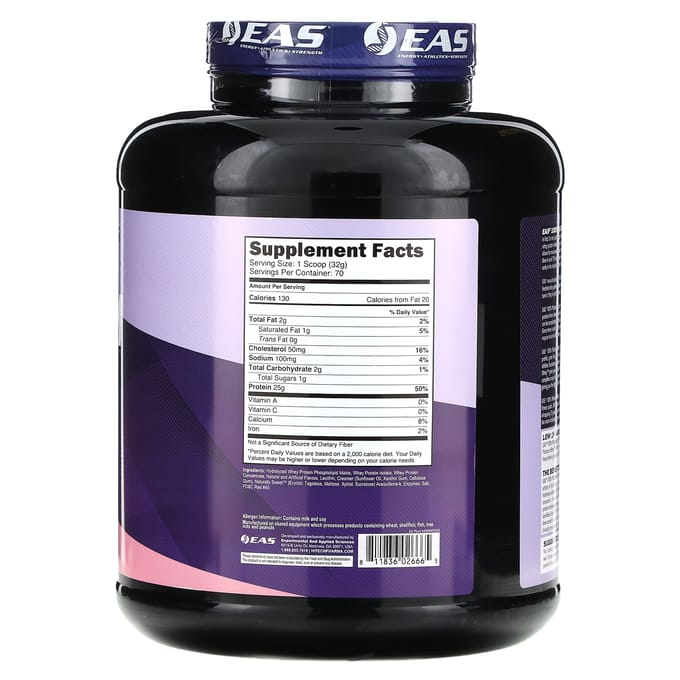 100% Platinum Wei, Aardbeienijs, 2,26 kg(5 pond)