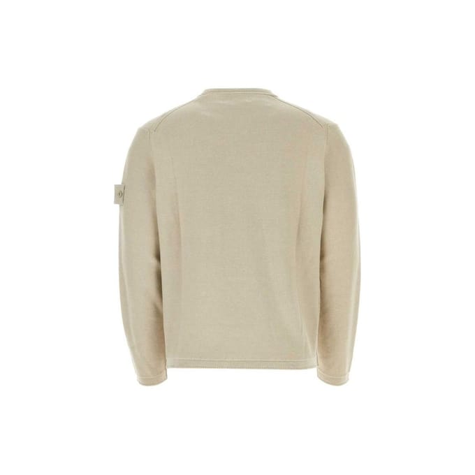 Pull Stone Island Ghost Beige Homme Hauts Fauve 8015539FA-V0090 S beige