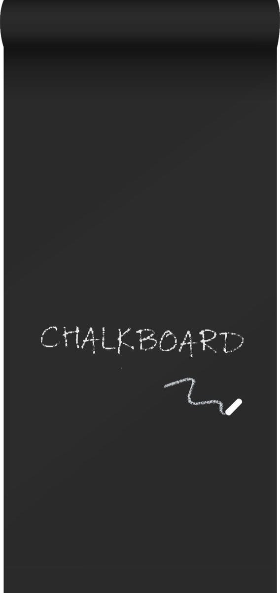 ESTAhome krijtbord behang zwart - 53 cm x 5,6 m - 155004
