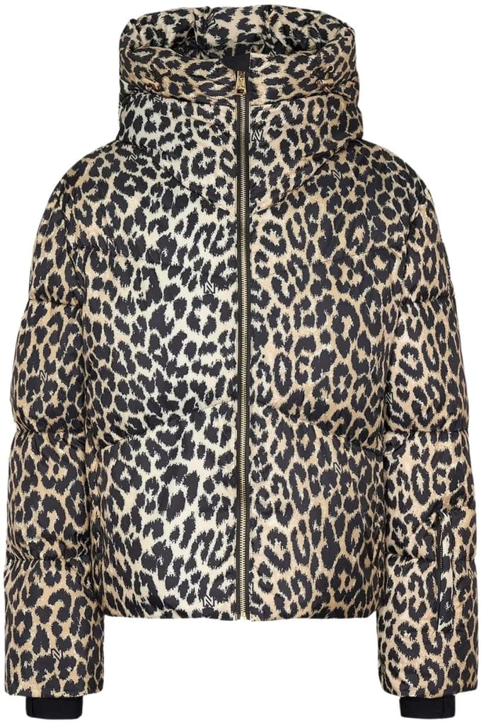 NIKKIE - newport leopard jacket - Ski jack dames - Beige