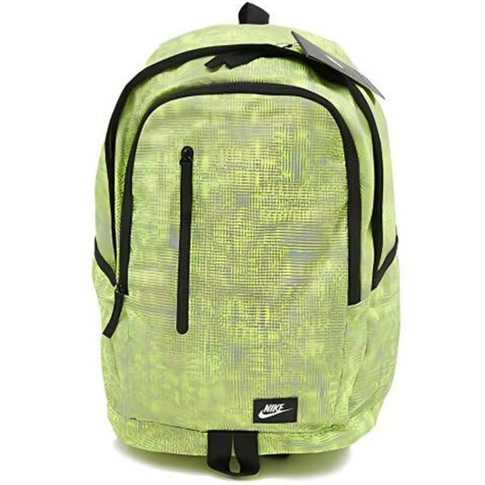 Sac à dos Nike en polyester Regular Unisexe Vert clair BA5231-012 beige