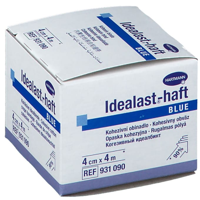 Hartmann Idealast-haft Blauw 4cm x 4m 931098 1 Verband