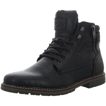 Rieker heren veterboot zwart