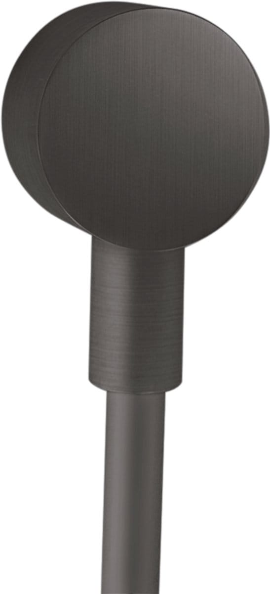 AXOR Starck Muuraansluiting Rond Brushed Black Chrome, 27451340