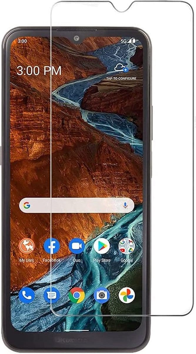 LuxeBass Screenprotector geschikt voor Nokia XR20 - Tempered Glas - glas scherm - bescherming