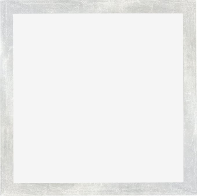 Fotolijst 30x30 cm - MDF - Zilver Glanzend Vintage - Marseille