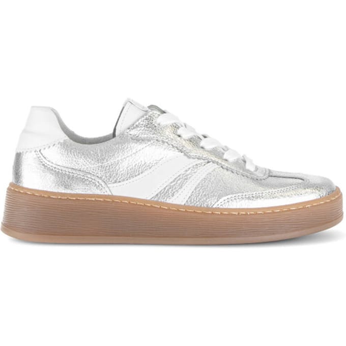 Gabor -Dames - zilver - sneakers - maat 39