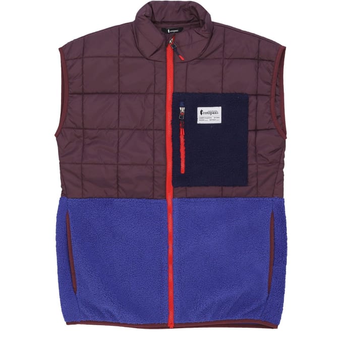 Trico hybride herenvest wijn/blauw violet