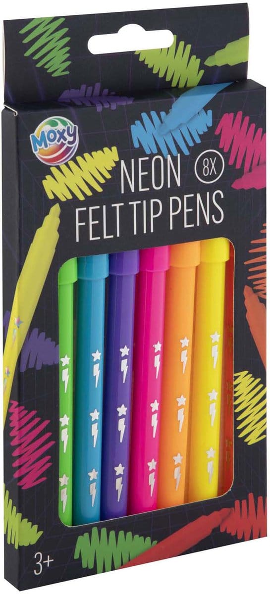 Creative Craft Group Felt-tip pens Neon 8 pcs.