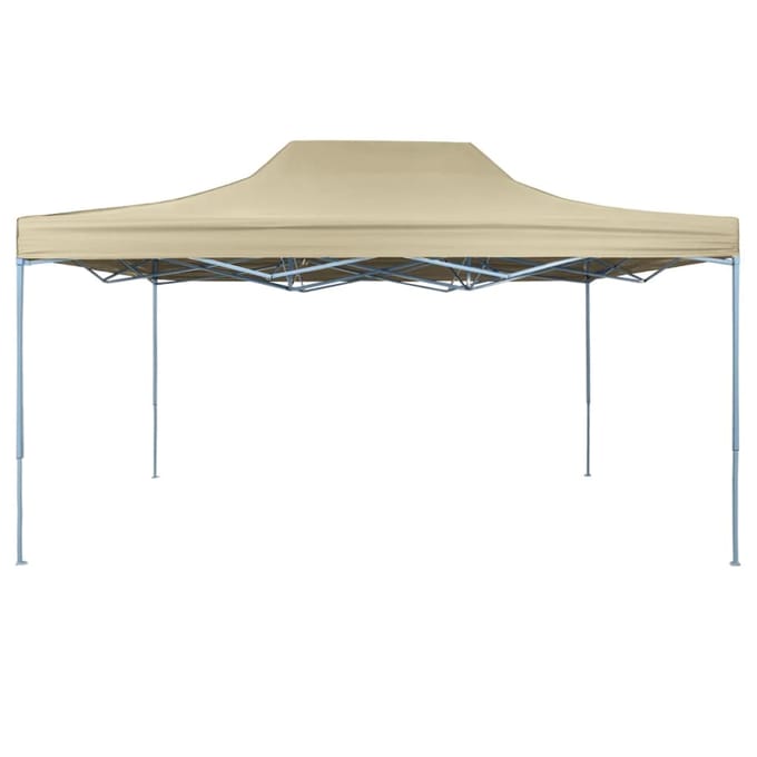vidaXL - Vouwtent - pop-up - 3x4,5 - m - crèmewit