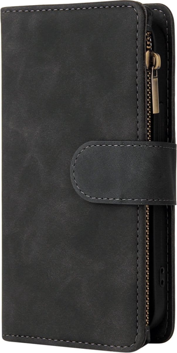 BookCover Wallet Etui voor iPhone 13 Mini Zwart