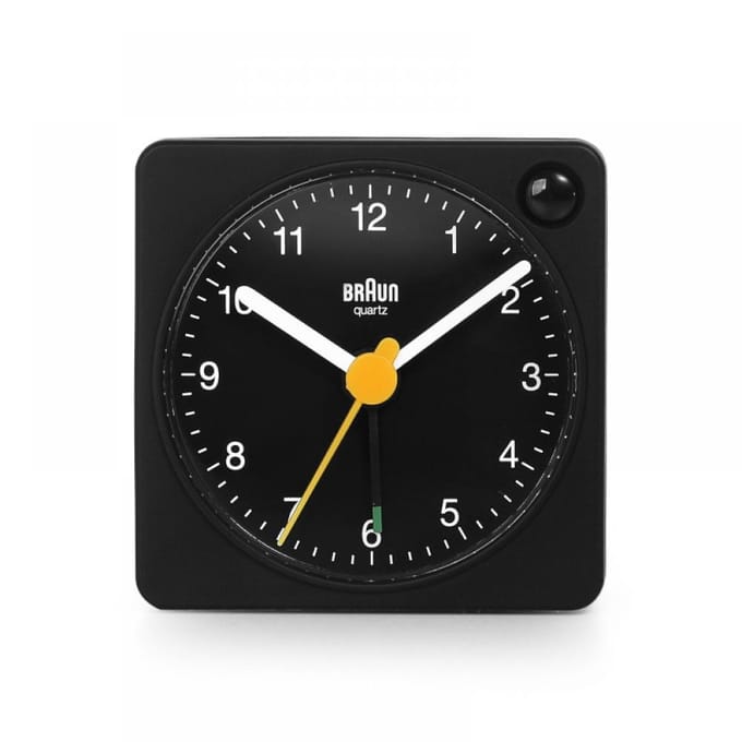 Braun BC02XB - Wekker - Analoog - Reis - Zwart