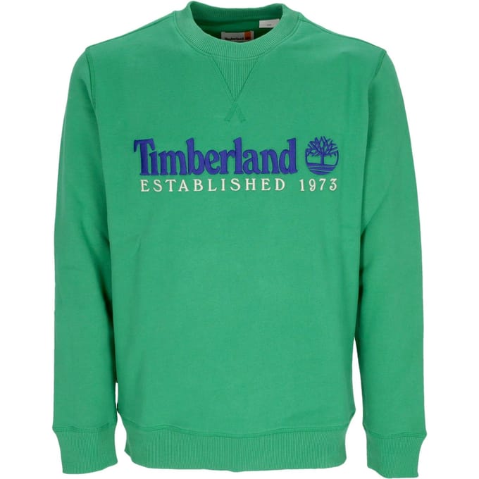 Herensweater met ronde hals L/s Est 1973 Ronde hals Keltisch groen