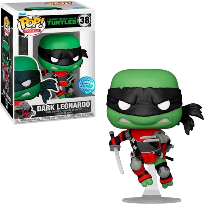 Funko Pop! Comics: Teenage Mutant Ninja Turtles - Dark Leonardo #38 Special Edition Exclusive