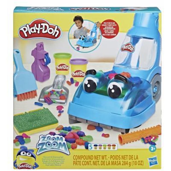 Play-Doh Zoom Zoom Stofzuiger en Opruimset Klei