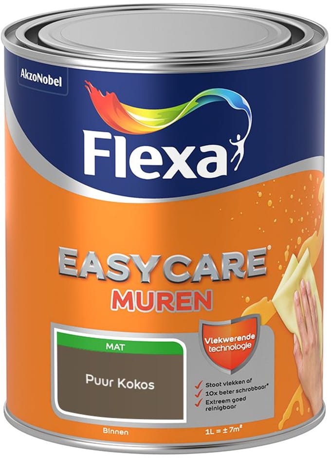 Flexa - Easycare Muren - Puur Kokos - Mengverf - 1 L