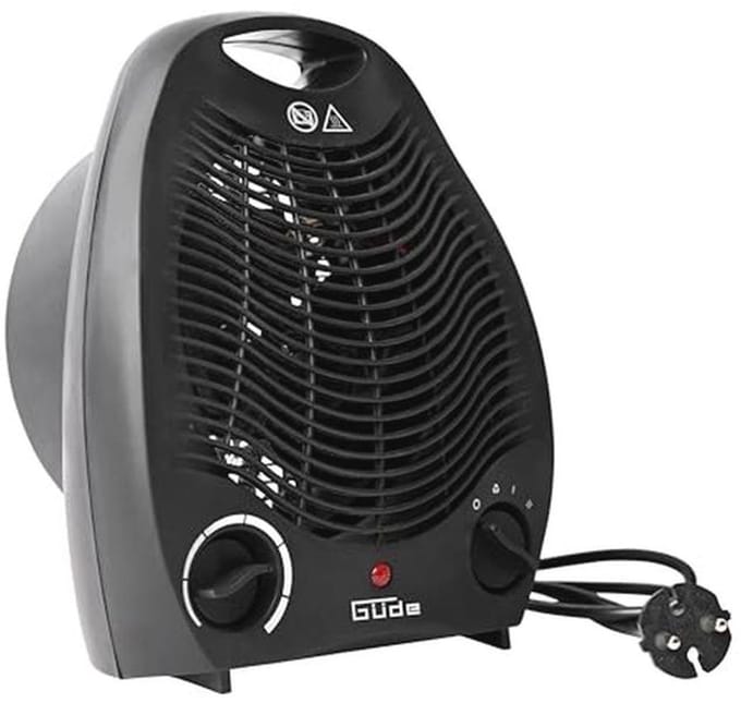 Ventilatorkachel met 2000 W Verwarmingsvermogen en Traploze Thermostaat