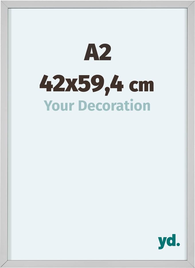 Your Decoration - Fotolijst A2 42x59,4 cm - Aluminium - Wit - Virginia