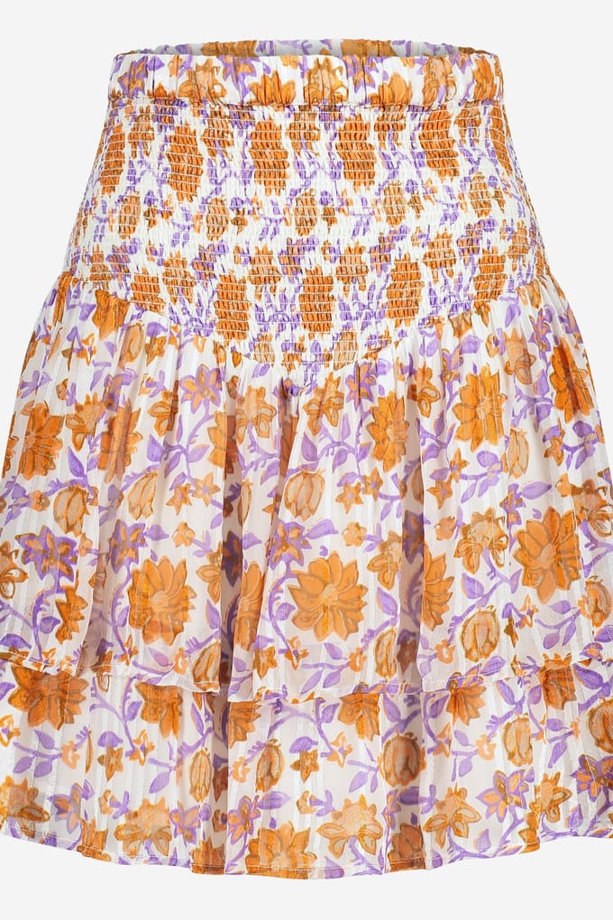 Ibana Siana Print Print Mixed Flowers Maat: 36 | Mini Jurken Outlet | Dames | Oranje
