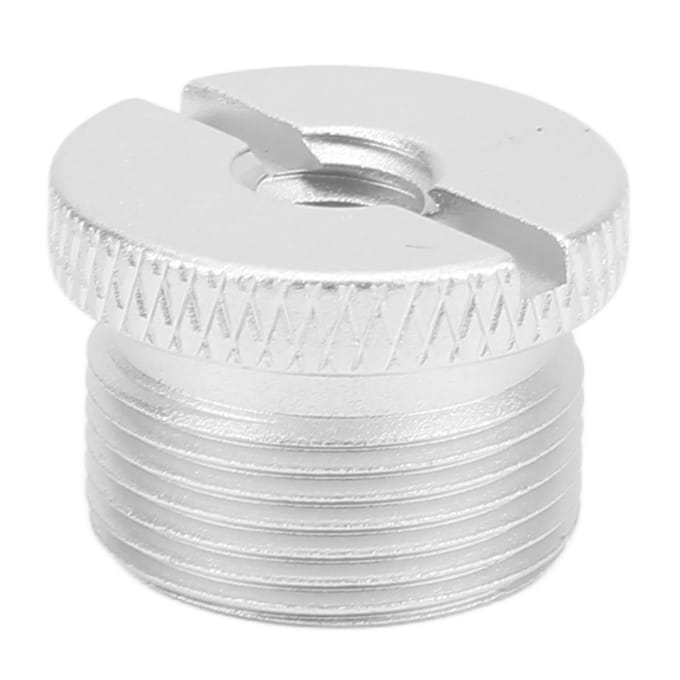 1 4 Inch Vrouwelijk naar 5 8 Inch Mannelijke Schroefdraad Adapter Aluminiumlegering Microfoon Schroef Adapter White white