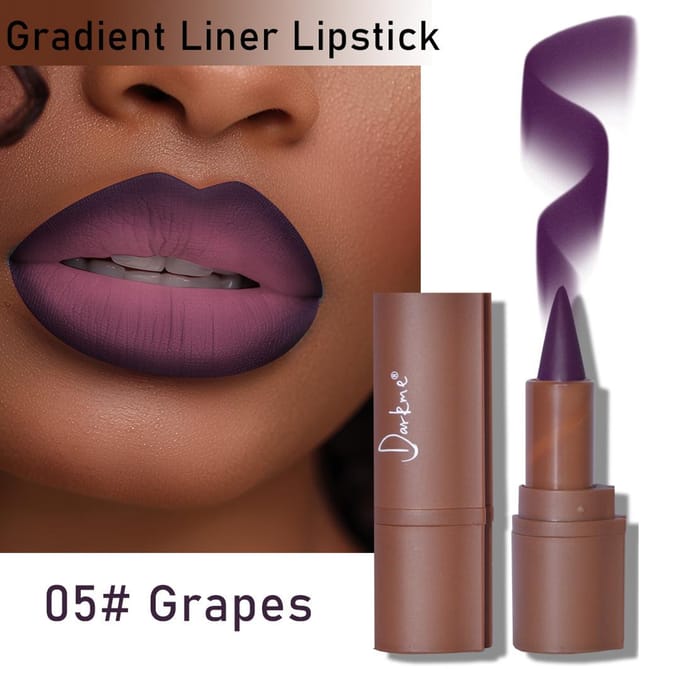 2 in 1 Matte Lippenstift Lipliner Hooggepigmenteerde Velvet Lipliner Verloop Effect Lipliner Stick Waterdicht Lip Make-up